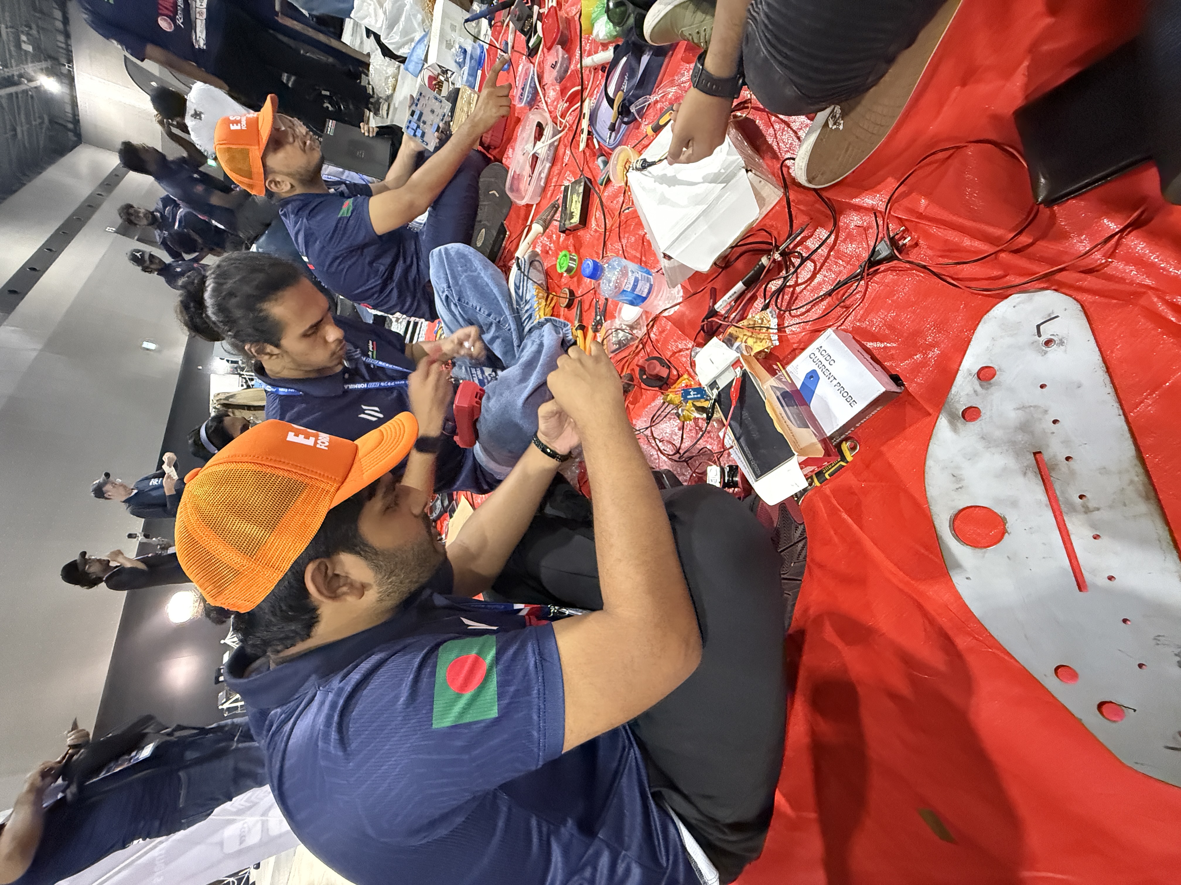 On-site competation working FSAE Japan